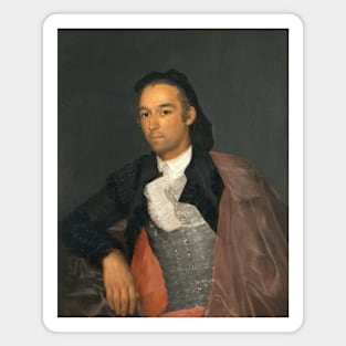 Portrait of the Matador Pedro Romero by Francisco Goya Magnet
